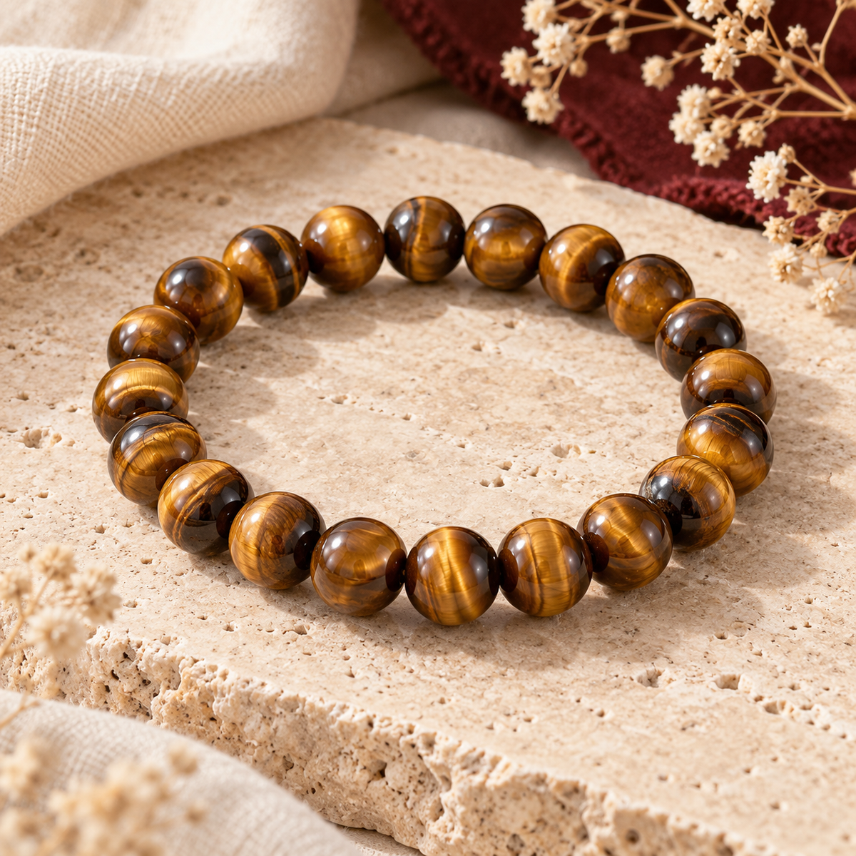 Bracelet en Œil de tigre
