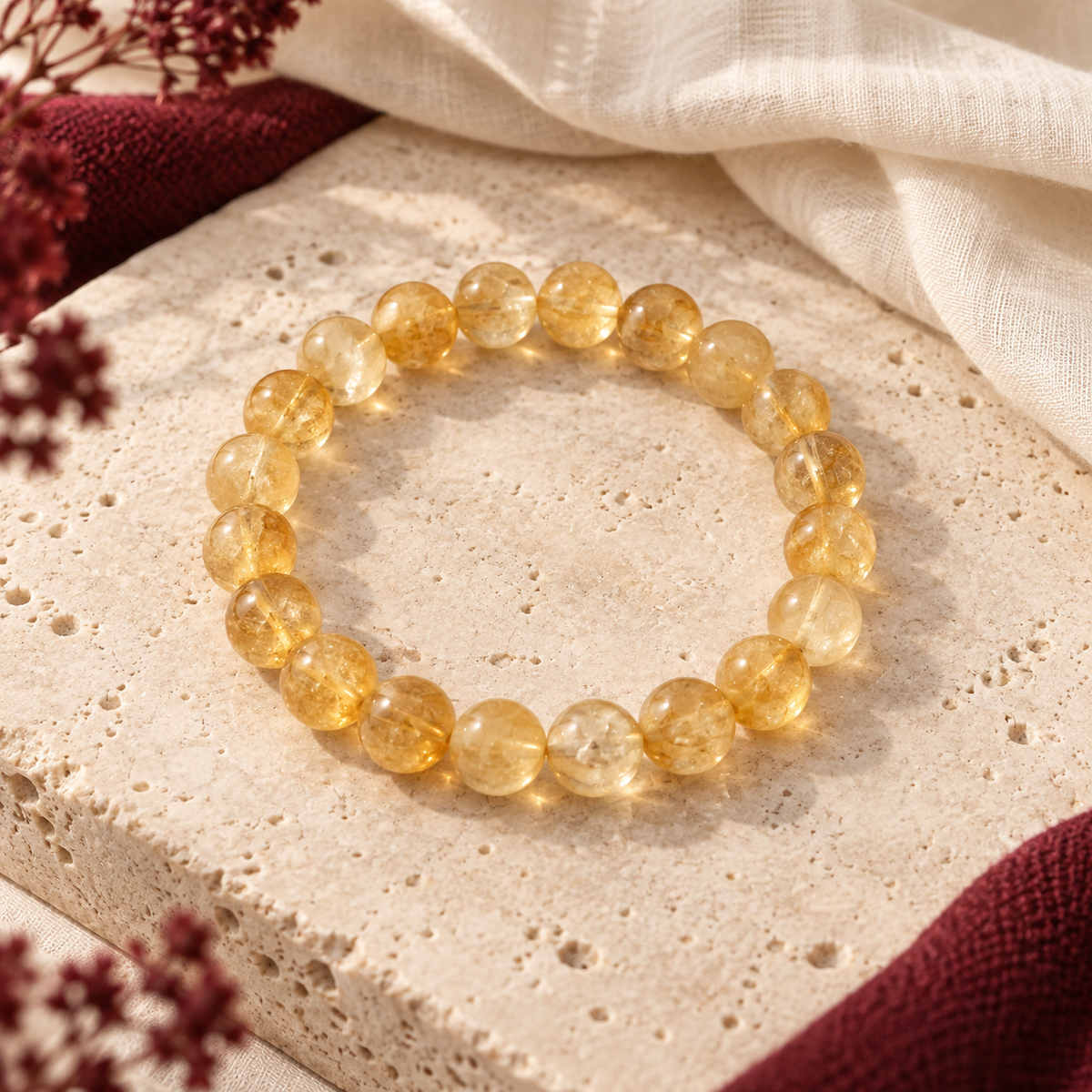 Bracelet en citrine