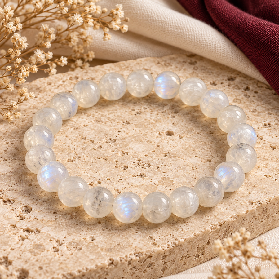 Bracelet en Pierre de lune