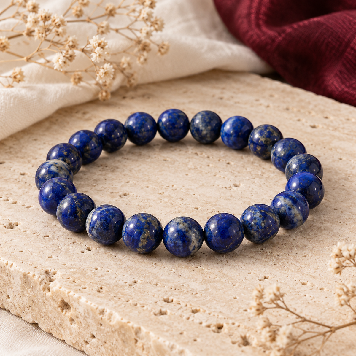 Bracelet en Lapis-lazuli