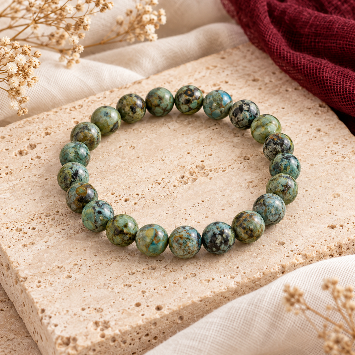 Bracelet en Turquoise africaine